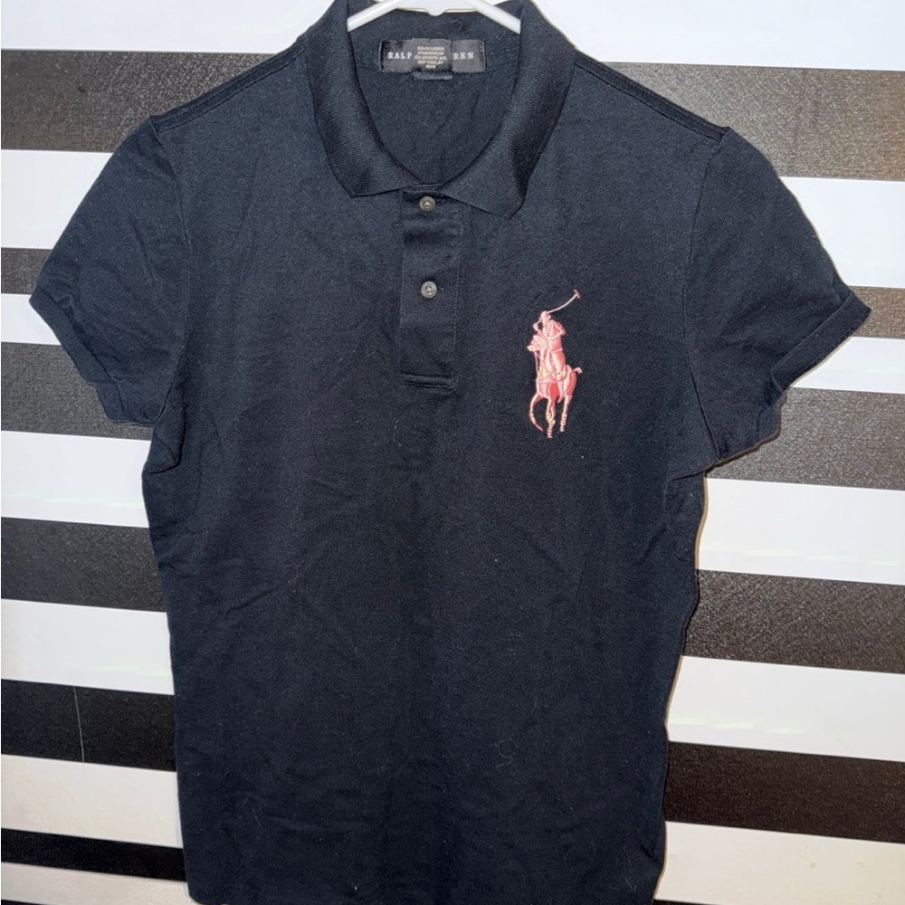 Ralph Lauren Black Polo Shirt Classic Fit